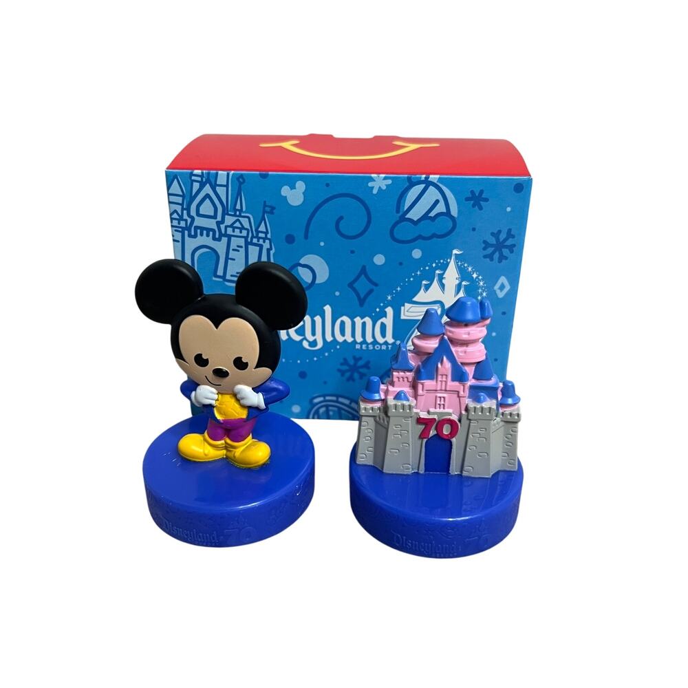 MCDONALDS Disneyland 70th Mickey Mouse Sleeping Beauty Castle Happy Meal 01